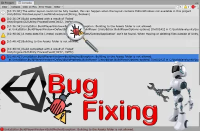 I will fix unity 3d build errors, game bugs and ads integration